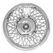 Coast to Coast International Wheel Cover Set, Universal 15 Inch Chrome Plated Lace Spoke Design, Set of 4, IWC1215