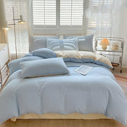 VBXOAE All-Season 4-Piece Bedding Set, Light Blue