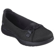 Skechers 136529BBK Women's On-The-GO Flex Peony Flats, Black, Size: 8.5