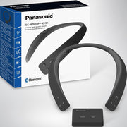 Panasonic WN10 Wireless Wearable TV Neck Speaker, Bluetooth, Built-In Microphone, Splashproof IPX4, Connect Two Devices, SC-WN10PP-K