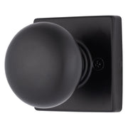 Brinks Contemporary Non-Locking Interior Ball Door Knob, Matte Black, Stainless Steel, Reversible, 10 Pack, E2426-122