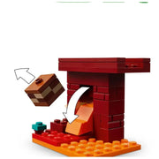 LEGO 6526773 Minecraft The Nether Lava Battle Building Toy 21266