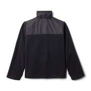 Columbia Boys Bugaboo III 3-in-1 Fleece Interchange Jacket, Waterproof Omni-Tech, Omni-Heat Lining, Black/City Grey, Large, 208946