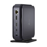 J5create JCD3198 USB-C Dual 4K HDMI Dock Without PD 3.1 Pass Through Charging (5.12x5.12 in and 14.7 oz)