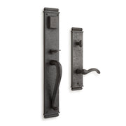 Signature Hardware EHENGTB.15.300.10.L-DB-NB New England Entrance Door Set-Lever Handle-No Backset -Left Hand -Dark Patina
