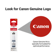 Canon GI-25 Black Ink Bottle, Pigment Ink, 67 ml, High Yield 3000 Pages, Compatible with MAXIFY GX1020 and GX2020, 6280C001