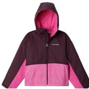 Columbia Benton Springs Novelty Hooded Fleece Jacket for Kids - Pink Ice/Moonvista - XXS