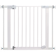 Safety 1st Easy Install Auto-Close Baby Gate, Pressure-Mounted, Magnetic Latch with SecureTech Indicator, Black, Fits 29
