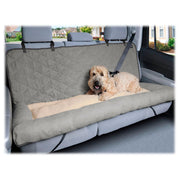PetSafe DB Happy Ride Car Bed for Dogs up to 30lbs, Pet Bed and Seat Cover Combo, Grey