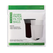 Toddy Cold Brew Coffee Paper Filter Bags, Single-Use, Compatible with Essential Brewer, White, 20 Pack, THMPFF20