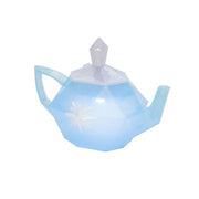 Jakks Pacific Disney Frozen Icy Magic Tea Set with Light-Up Teapot, Blue Glow, 1 Teapot, 4 Teacups, 4 Teaspoons