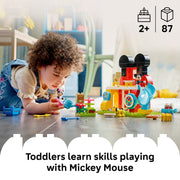 LEGO DUPLO Disney Mickey Mouse Clubhouse 87-Piece Building Set with Minnie & Pluto, Ages 2+, 6585493