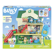 Bluey 18918 Supermarket Playset 24 Sounds 15-piece Play House, Multi