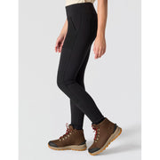 Carhartt Womens Force Fitted Midweight Utility Legging, Black, X-Large Tall, Nylon Spandex Stretch Fabric, 102482-N04