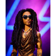 Barbie Kenbassadors Lenny Kravitz Collectible Fashion Doll, Bronze Mesh Tank, Boot-Cut Jeans, Sunglasses