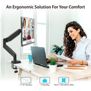 j5create JTSA101 Ergonomic Monitor Desk Mount for Most 17