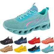 TIREOW Women's Shoes Non-Slip Soft-Feel Light Blue, 6.5