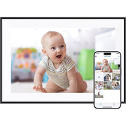 EKASN 10.1-Inch Digital Picture Frame, 16GB Storage, Wi-Fi Enabled, 1280x800 HD IPS Touchscreen, Black