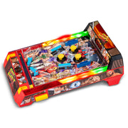 Ambassador Street Fighter II Arcade Pinball Premium Series, Licensed Tabletop Game with LED Scoreboard, Vibrating Bumpers, Red, SFII2001