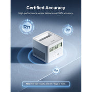 X-Sense Radon Gas Detector Monitor, Continuous Real-Time Testing, Lab-Grade Accuracy, Silent Operation, 2-Year Battery Life, XR0A-SR