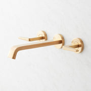 Signature Hardware 485018 Drea Wall Mounted Tub Filler, Brushed Gold