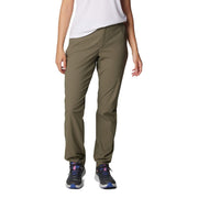 Columbia Leslie Falls Pant II Women's Hiking Pants, Omni-Shield Water Repellent, Stone Green, Size 12 Long, Mid Rise, 208708