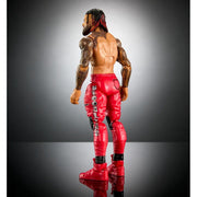 WWE Elite Collection Jimmy Uso Action Figure, 6-Inch, Highly Articulated with TrueFX Detailing and Interchangeable Hands, Red, Series 106