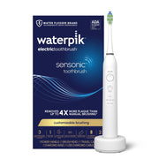 Waterpik Sensonic Sonic Electric Toothbrush, Rechargeable, 3 Modes, Contoured Bristle Pattern, Gray, STW-03W027