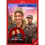 Hallmark Private Princess Christmas DVD with Bonus Feature My Grown-Up Christmas List, Family-Friendly Holiday Drama, 480p, English Audio