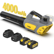Tcisa 40V Cordless Leaf Blower with 2x4000mAh Batteries & Fast Charger