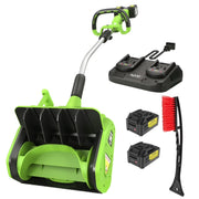 Syvio PS23 Electric Snow Shovel, 40V 13.2-Inch Cordless Snow Blower,4.0Ah