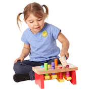 Melissa & Doug Deluxe Pounding Bench Toy for Toddlers