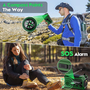 Tanbaby ADF00112BBQN2 10000mAh Hand Crank Radio, Emergency Radio, Solar Radio, NOAA/AM/FM Weather Radio