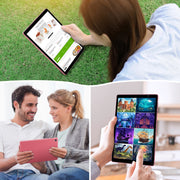 Tedupee 10 Inch Android Tablet, Quad-Core Processor, 4GB RAM, 32GB Storage, 1TB Expandable, 1280x800 IPS Display with Anti-Blue Light, 6000mAh Battery, WiFi 6, Bluetooth Purple