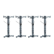 Hawk Helium Gen 2 20in Climbing Stick, Angled Footpeg, Lightweight Aircraft-Grade Aluminum, Silent Stack Nesting, 4 Pack