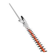 Link-On Hedge Trimmer Attachment, 16-Inch Dual Action Steel Blade, 12-Position Articulating Head, 53-Inch Shaft, Gas Powered LO-HEDGEATT