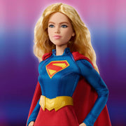 Mattel Barbie Signature DC Supergirl Fashion Doll, Blonde, Superhero Costume with Cape, Collectible JJY04