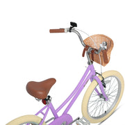 Glerc 20 Inch Girls Kids Bike for Child 6-9 Years, Purple - Durable