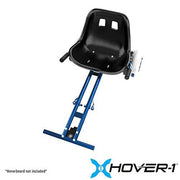 Hover-1 Buggy Go-Kart Attachment, Hand-Controlled, Adjustable Frame, Blue, Compatible with 6.5