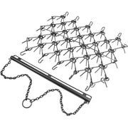 Kojem Chain Drag Harrow, 4 ft x 4 ft, Steel Construction with Powder Coated Finish, Compatible with Tractors ATV UTV, LYOM-237