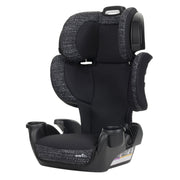 Evenflo GoTime LX Booster Car Seat, Convertible High-Back to Backless, 7 Height Positions, Chardon Black, CS700212415