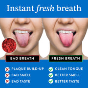 Mouthology Singled Handle Tongue Scraper, 2 Pack