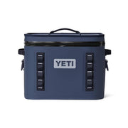 YETI Hopper Flip 18 Soft Cooler, Leakproof HydroLok Zipper, ColdCell Insulation, DryHide Shell, Classic Navy, 18-Can Capacity, 18060132138