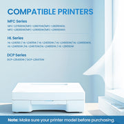 Kolor Expert TN830XL Toner Cartridge 4-Pack, High Yield, Compatible with Brother HL-L2400D HL-L2405W HL-L2460DW MFC-L2820DW Printers