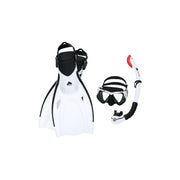 Ozark Trail Adult Dominator Pro Snorkel Set White S/M