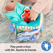Spin Master Ltd Ms. Rachel Sesame Street Surprise Learning Box with Plush Elmo and Ms. Rachel, Soft Fabric, Interactive Early Developmental Toy for Ages 3 Months+