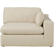 Beautiful Right Wedge Chair (Vanilla)