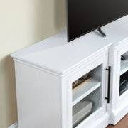 Whalen WHA-10010-W Rowan Low Profile TV Stand, White Finish