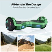 Mosta LBW19 Electric Hoverboard with New Version Bluetooth Hover Board, Green