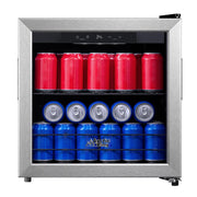 Arctic King ARV48B1AST 48-Can Beverage Fridge & Cooler with Electrical Control, Stainless Steel look